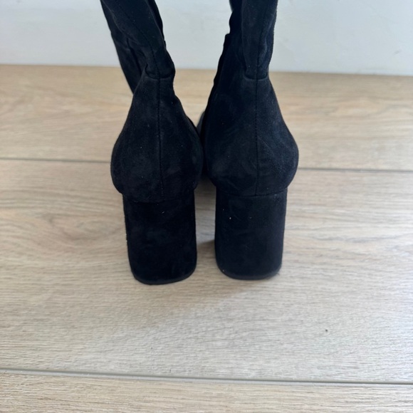 Sam Edelman Thora, Black Suede Boots 9.5 - Picture 7 of 9
